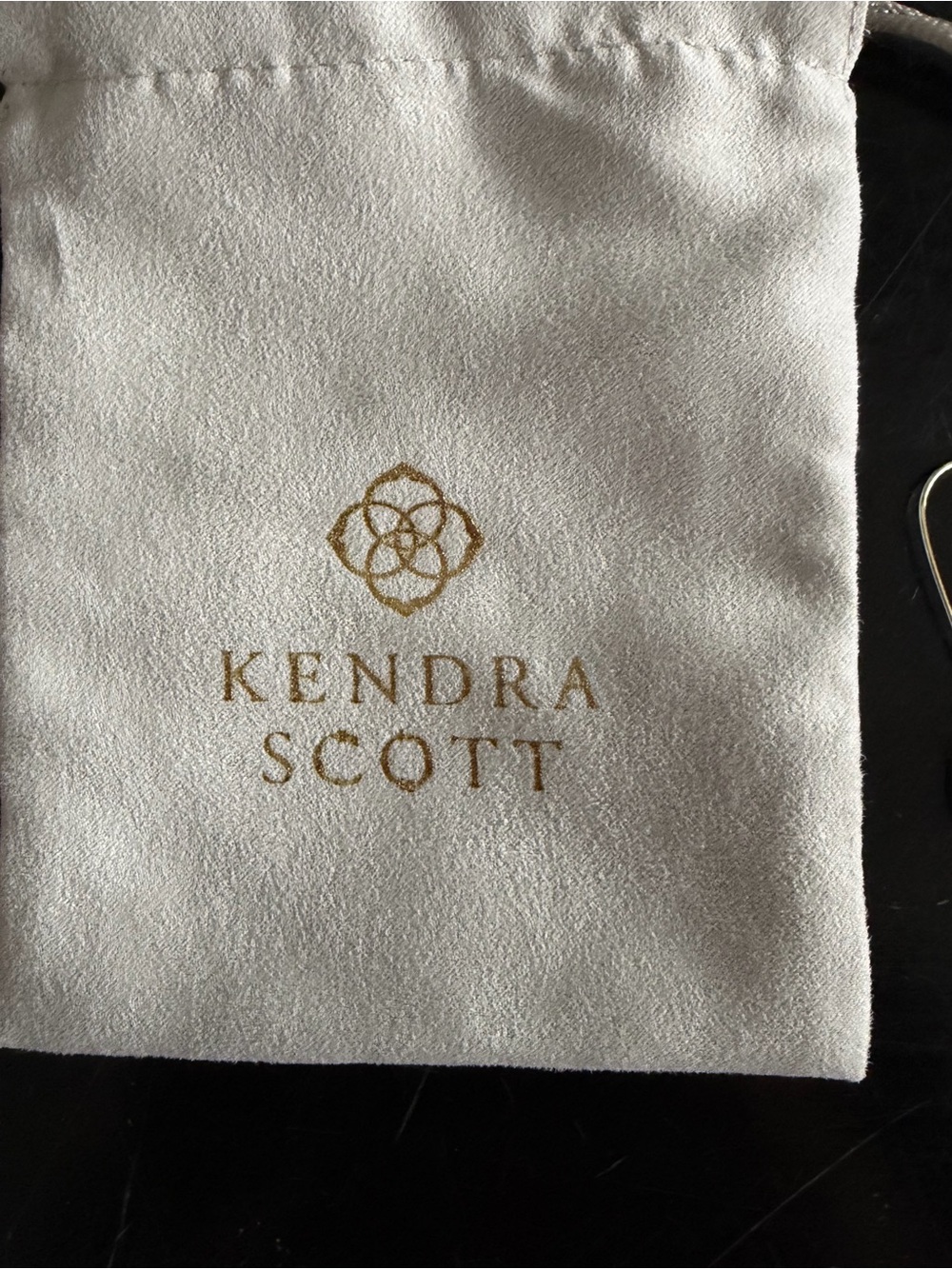 Kendra Scott Black Faceted Drop Earrings - Picture 4 of 5